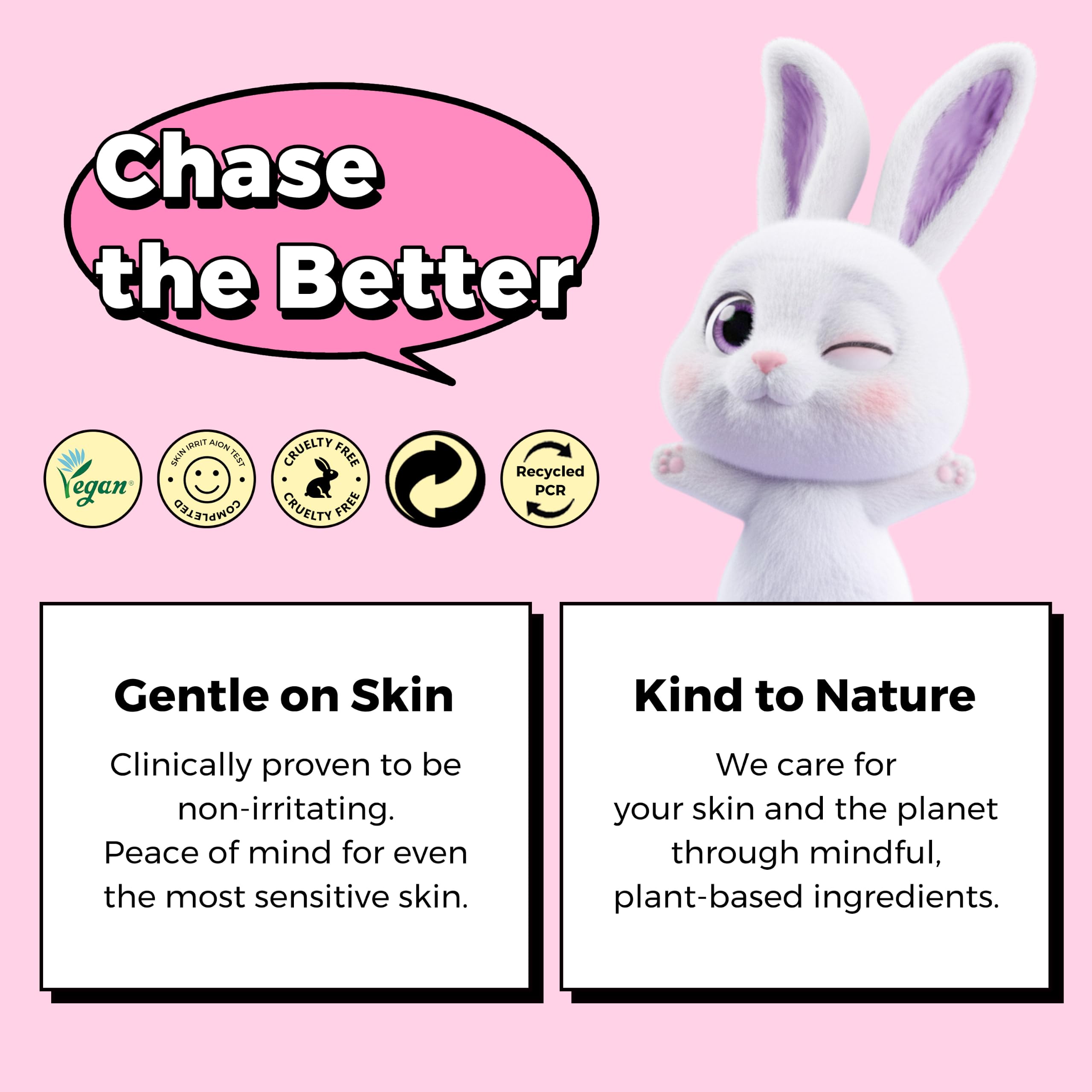 Bubble Mask, makeup prep, Vitamin Serum, Banana PDRN - CHASIN' RABBITS