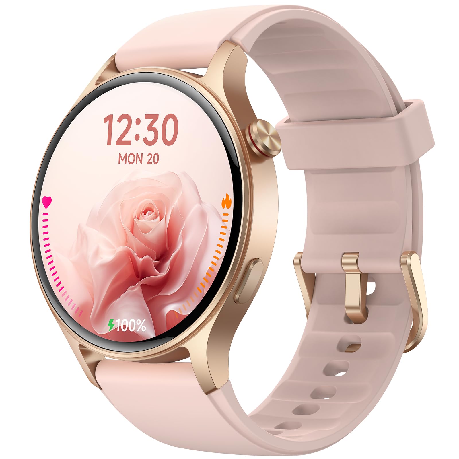 Fitpolo Smart Watch for Women,1.3" AMOLED Touchscreen Fitness Tracker, - View 1