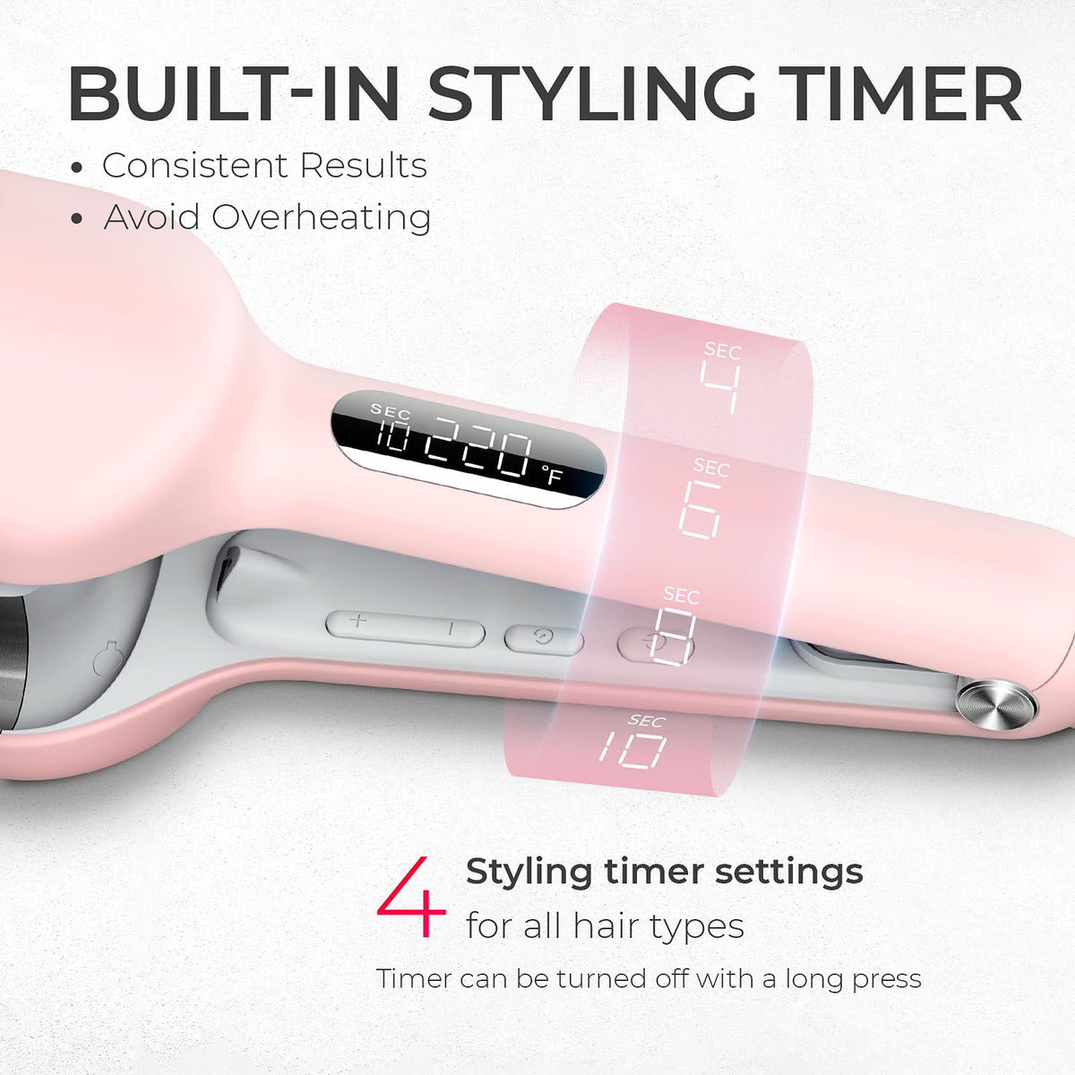 Curling Iron Hair Crimper Waver TYMO ROVY Beach Waves Hair - TYMO Official Imagery - 4