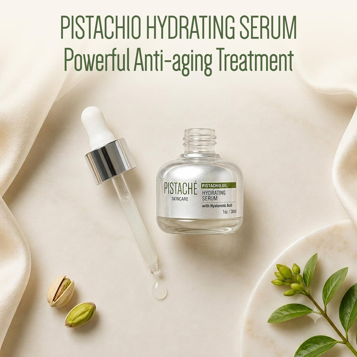 Pistach Skincare Dewy Face Beauty Set Hydrating Serum - Pistaché Skincare Official Imagery - 4