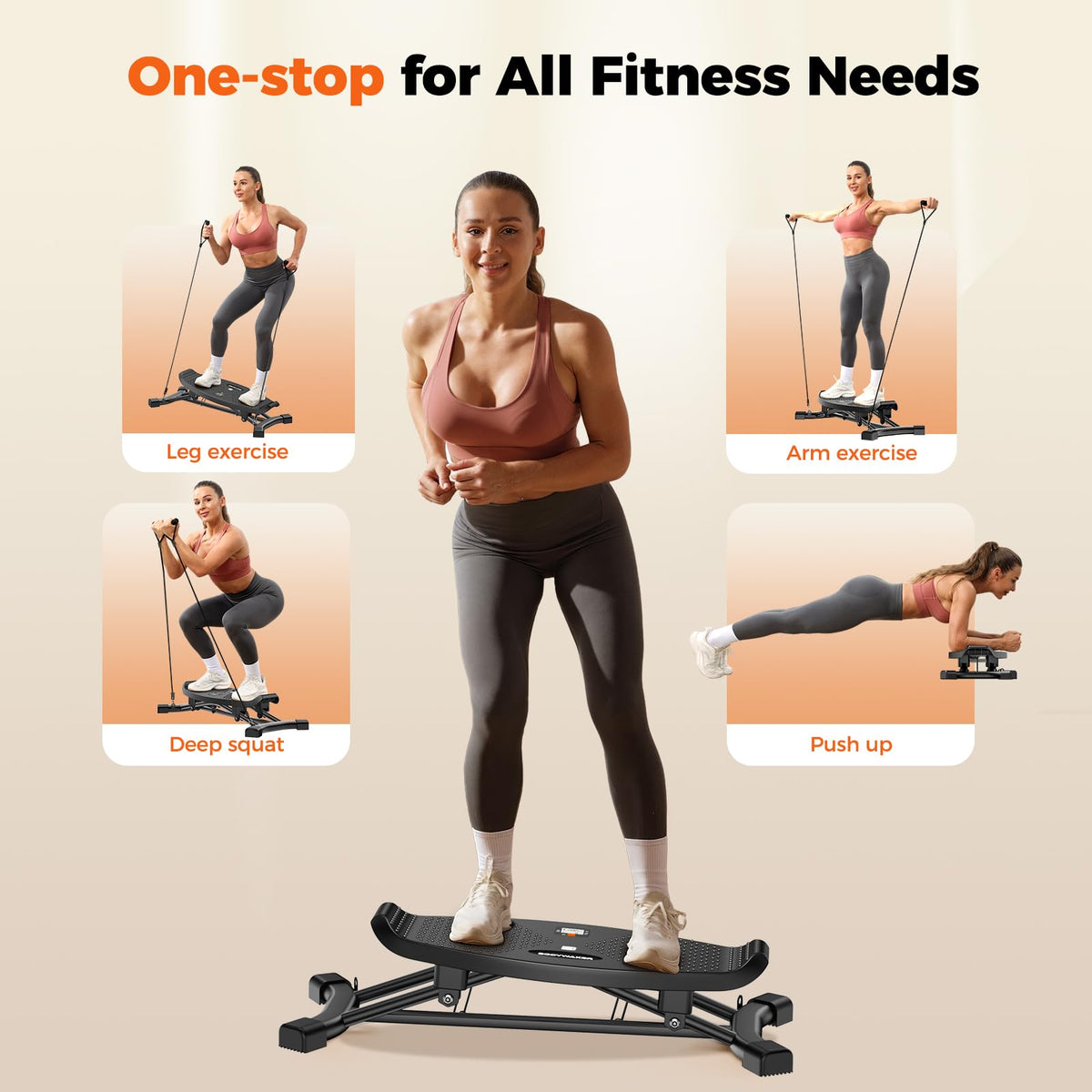 Balance Board for Full Body Workout Wobble Board with LCD - BODYWAKER Official Imagery - 7