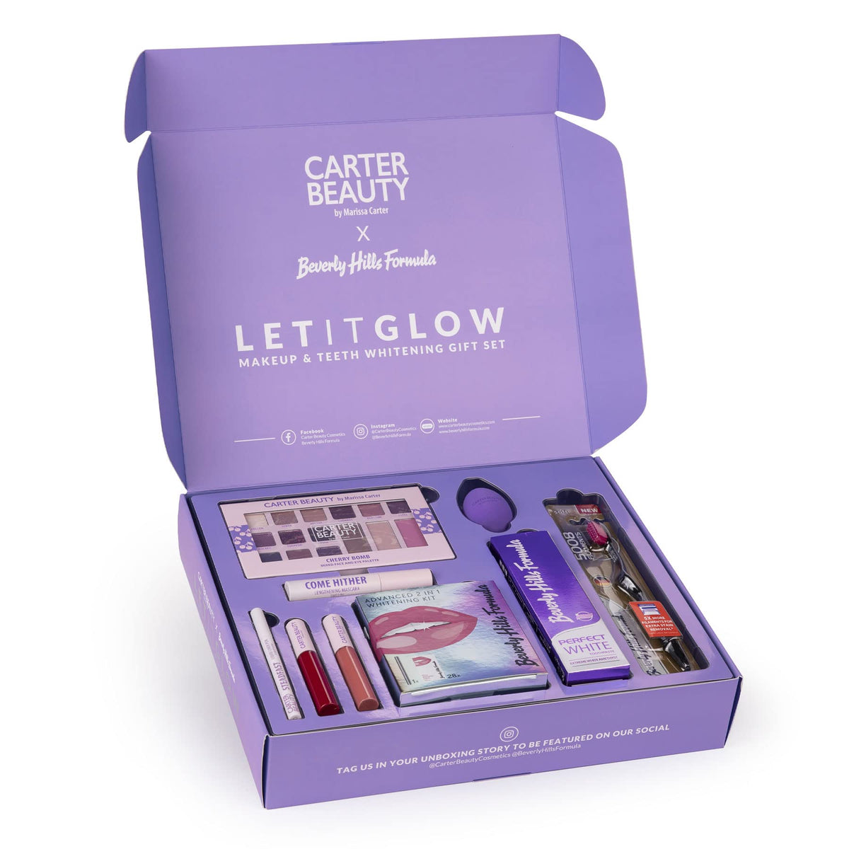 Carter Beauty Let It Glow Make Up and Teeth Whitening Set - Carter Beauty Official Imagery - 2
