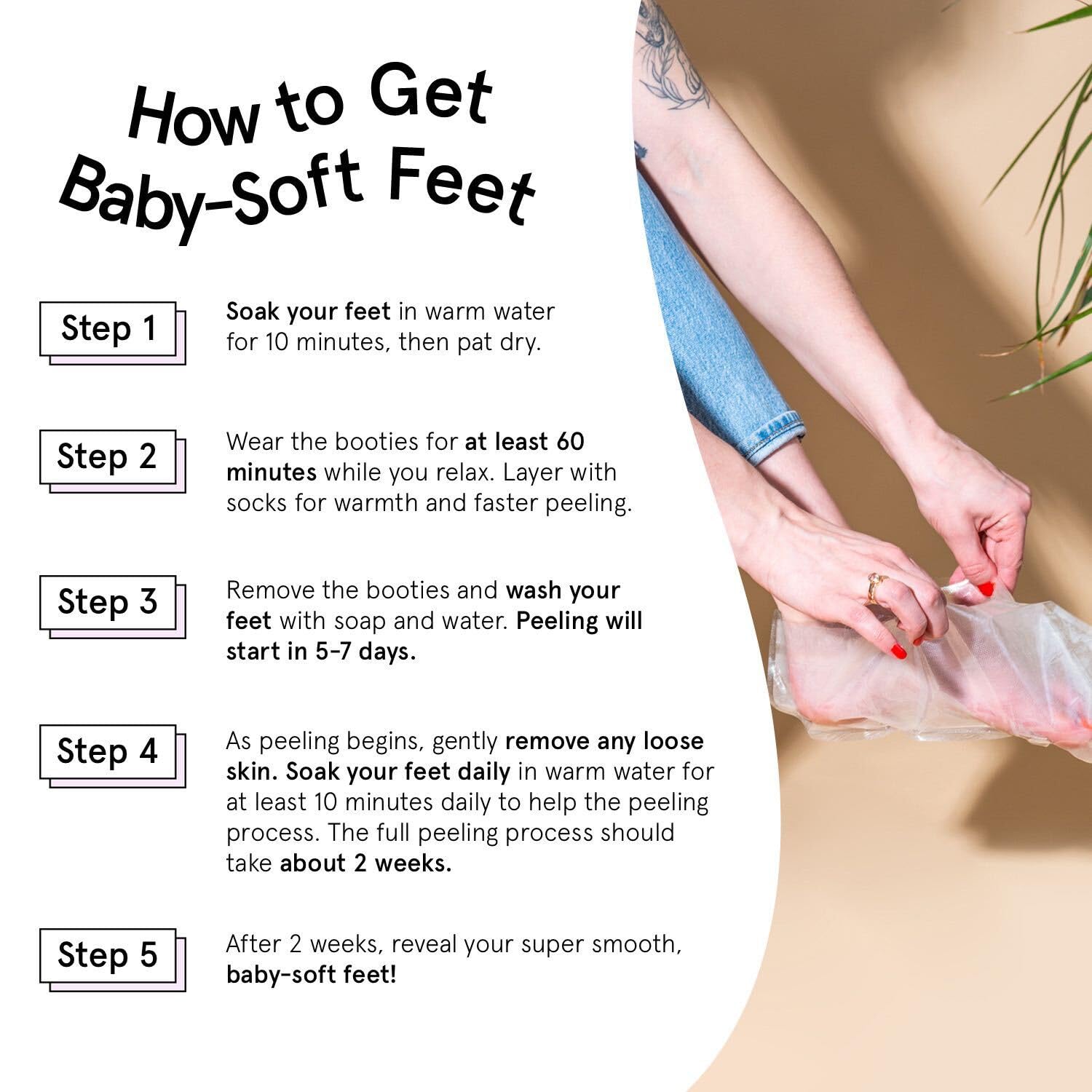 grace & stella Award-Winning Foot Peel Mask - View 7
