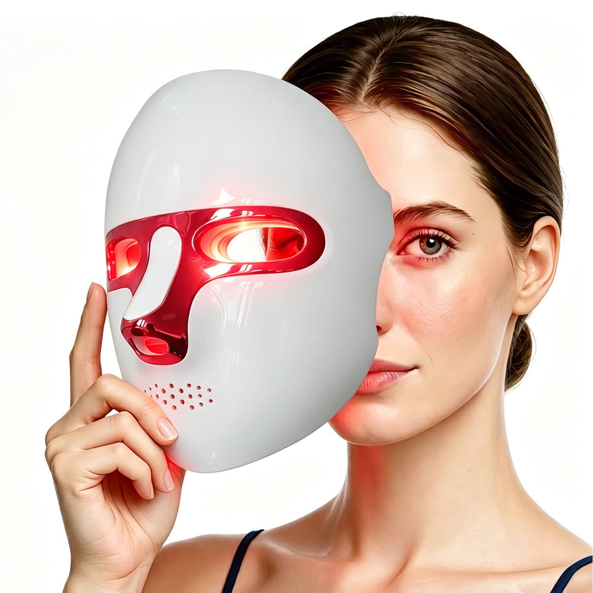 Glow 4D Red Light Therapy Mask for Face Wireless LED Face - SUNTUE Official Imagery - 1