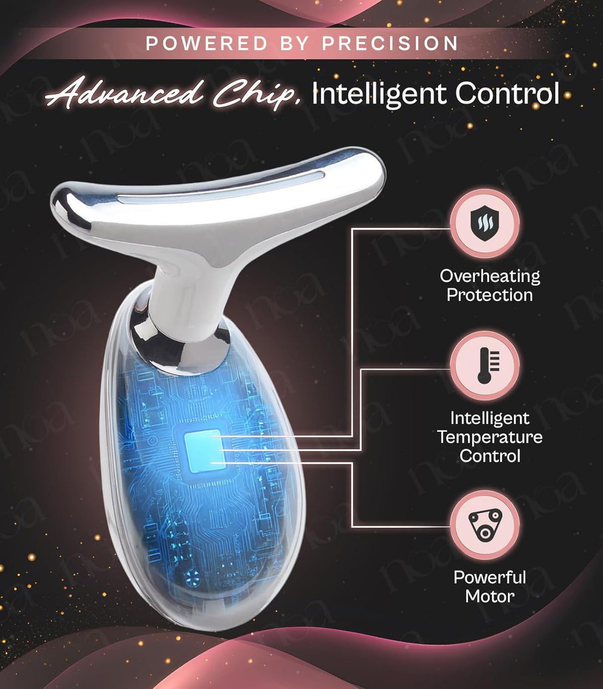 LuxeSkin 7 Color LED Red Light Therapy Facial Massager for - LuxeSkin Official Imagery - 7