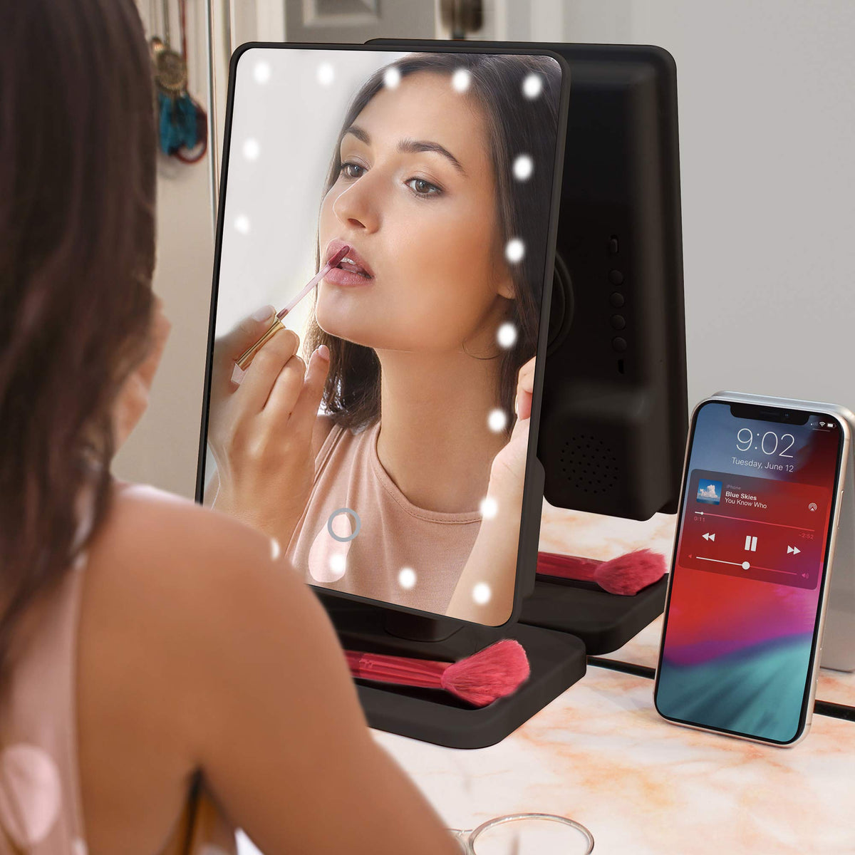 Aduro Vanity Mirror Makeup Mirror With Lights And Wireless - Aduro Official Imagery - 3