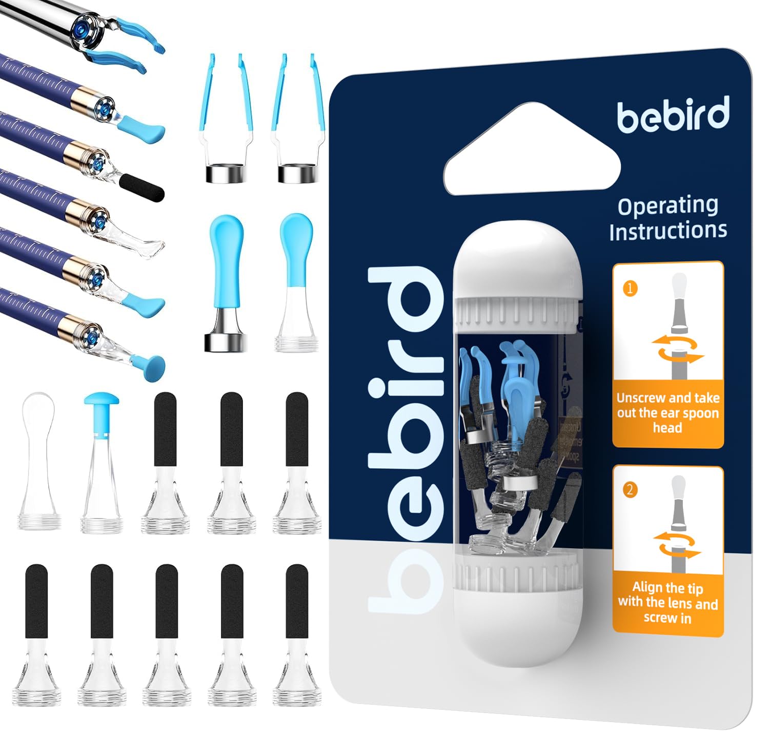 Bebird 14pcs Original Ear Camera Replacement Tips for - Product Imagery