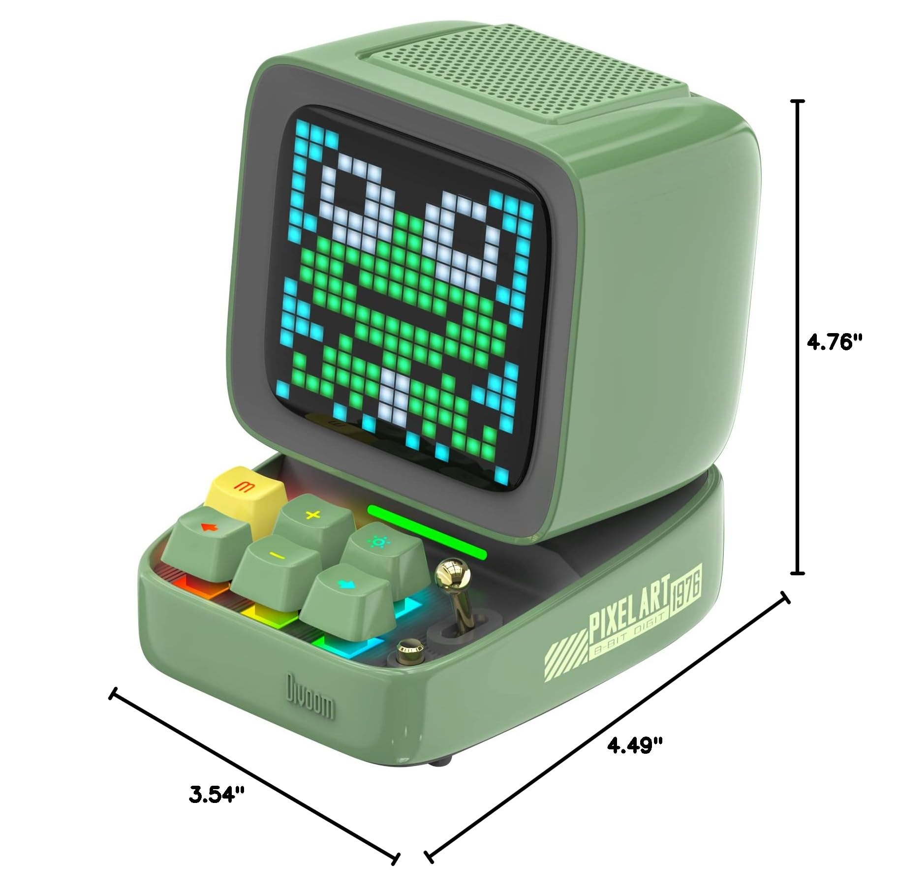 Divoom Ditoo Pro Retro Pixel Art Game Bluetooth Speaker with 16X16 LED App Contr - Divoom Official Product View 10