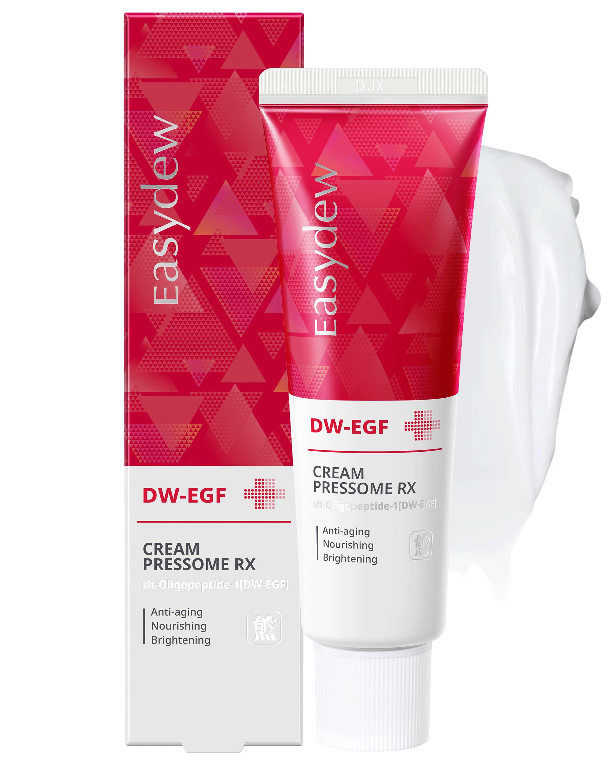 Easydew DW EGF Pressome Cream Anti Aging Moisturizer with DW - EASYDEW Official Product Imagery - 1