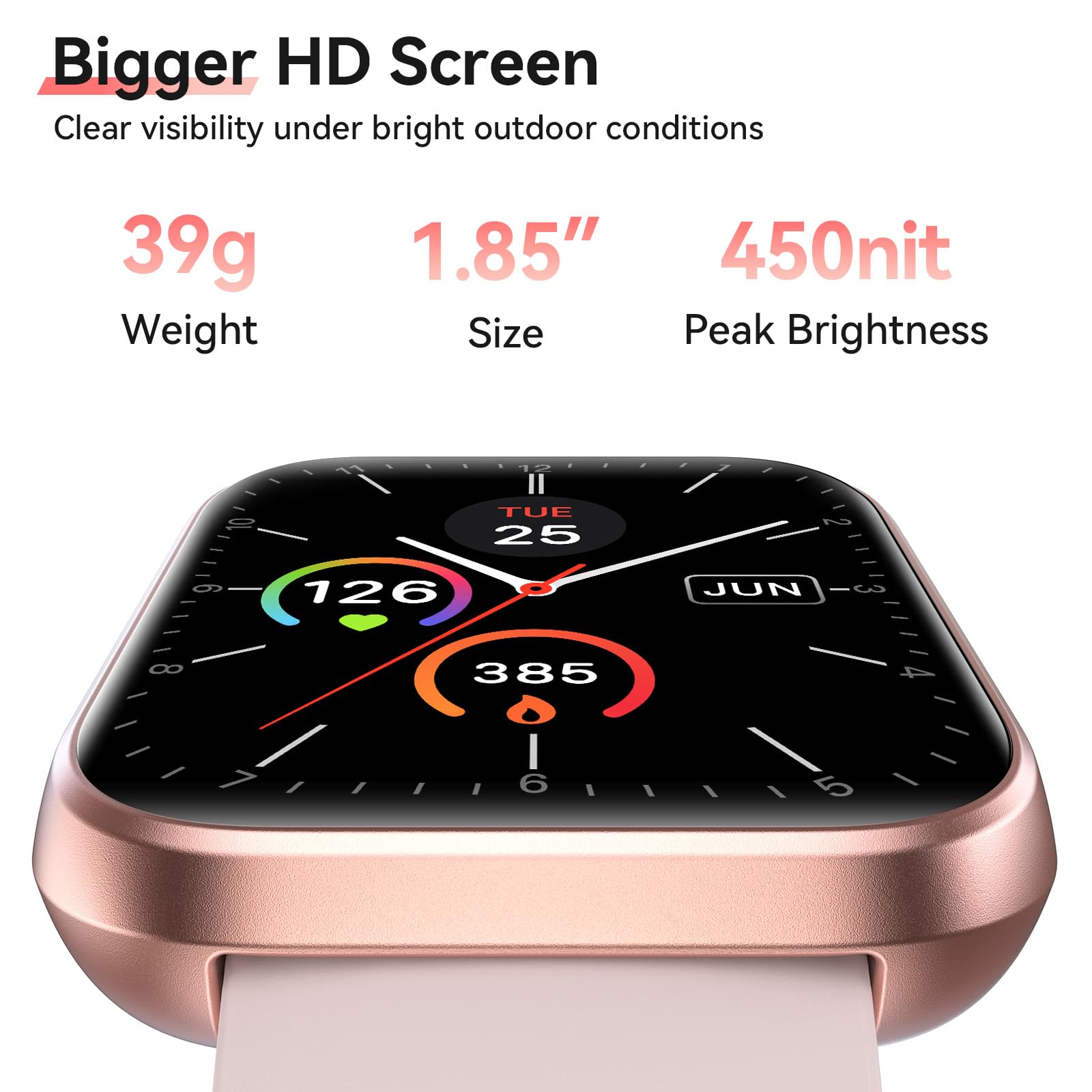 Hingso Smart Watches for Women, 1.85" HD Alexa Smart Watch for Android - View 6