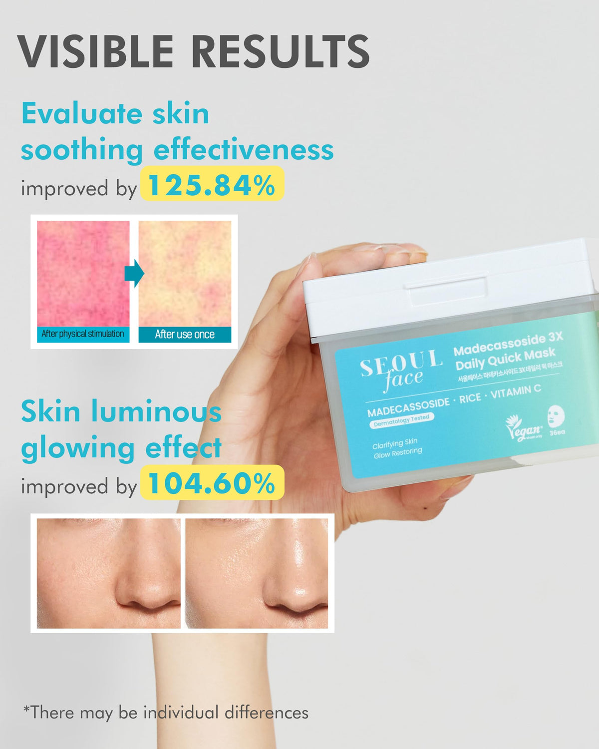 DERMAL Korean Cica Madecassoside 5 Minute Daily Sheet Mask - DERMAL Official Imagery - 4