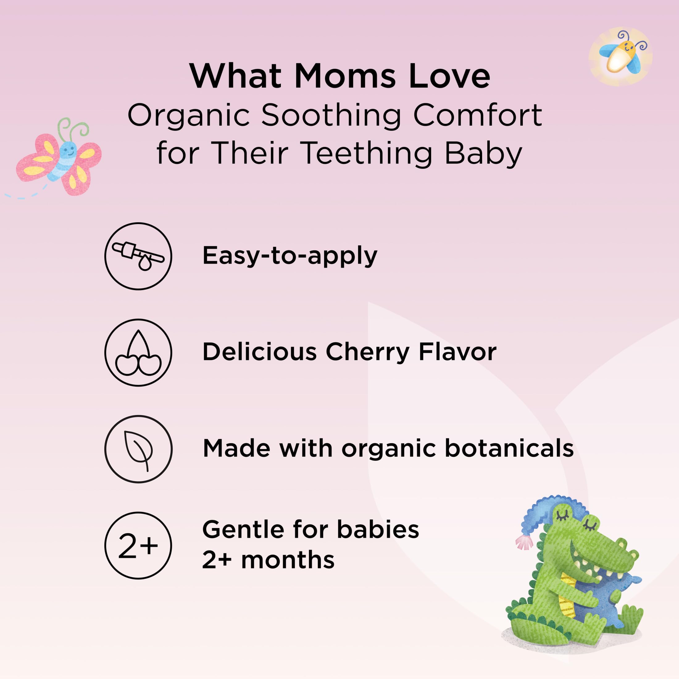 Hyland's Baby Organic Soothing Drops Day & Night 2-Pack