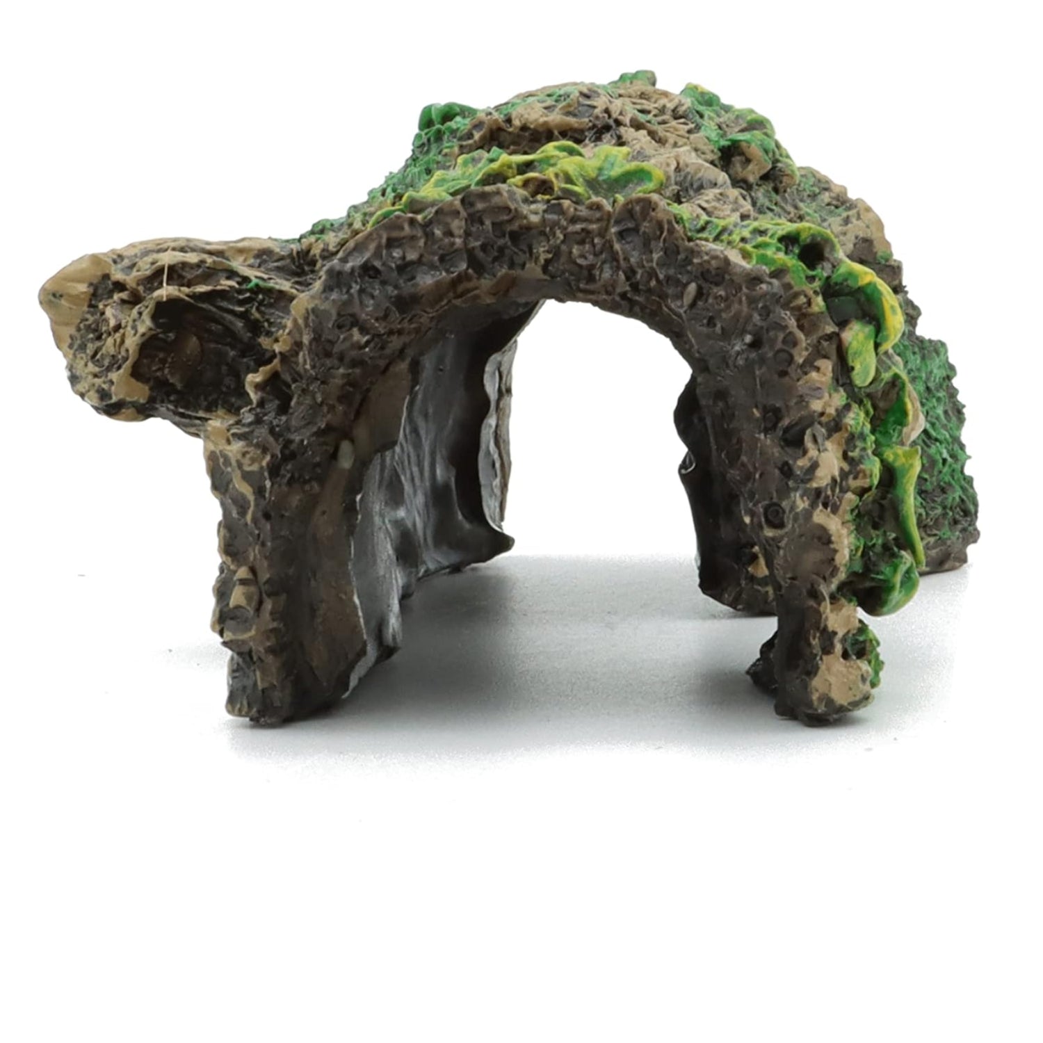 JIH Aquarium Resin Hollow Tree Trunk Ornament, bettas house decoration with natural wood appearance for freshwater fish tanks
