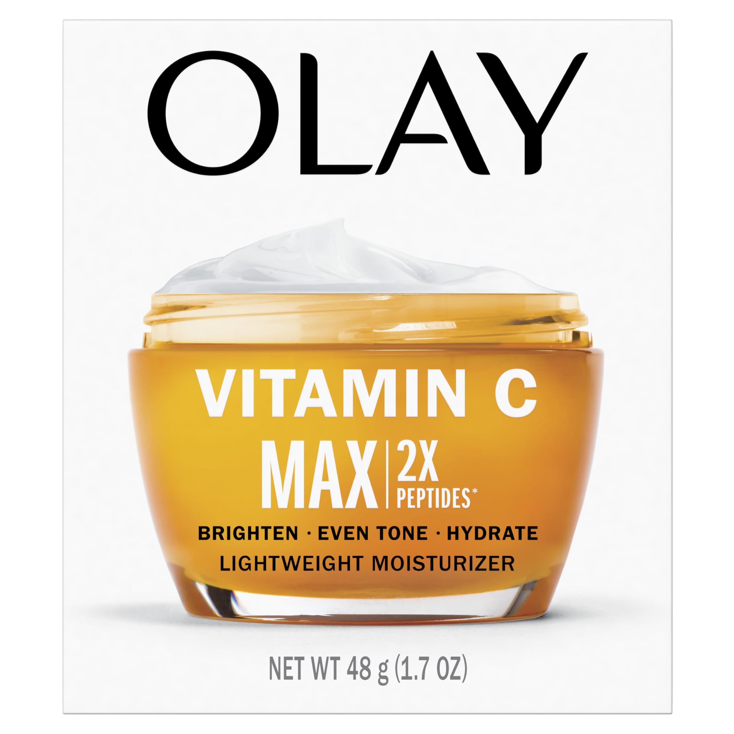 Olay, Vitamin C MAX Face Moisturizer, Brightening Cream for - Olay