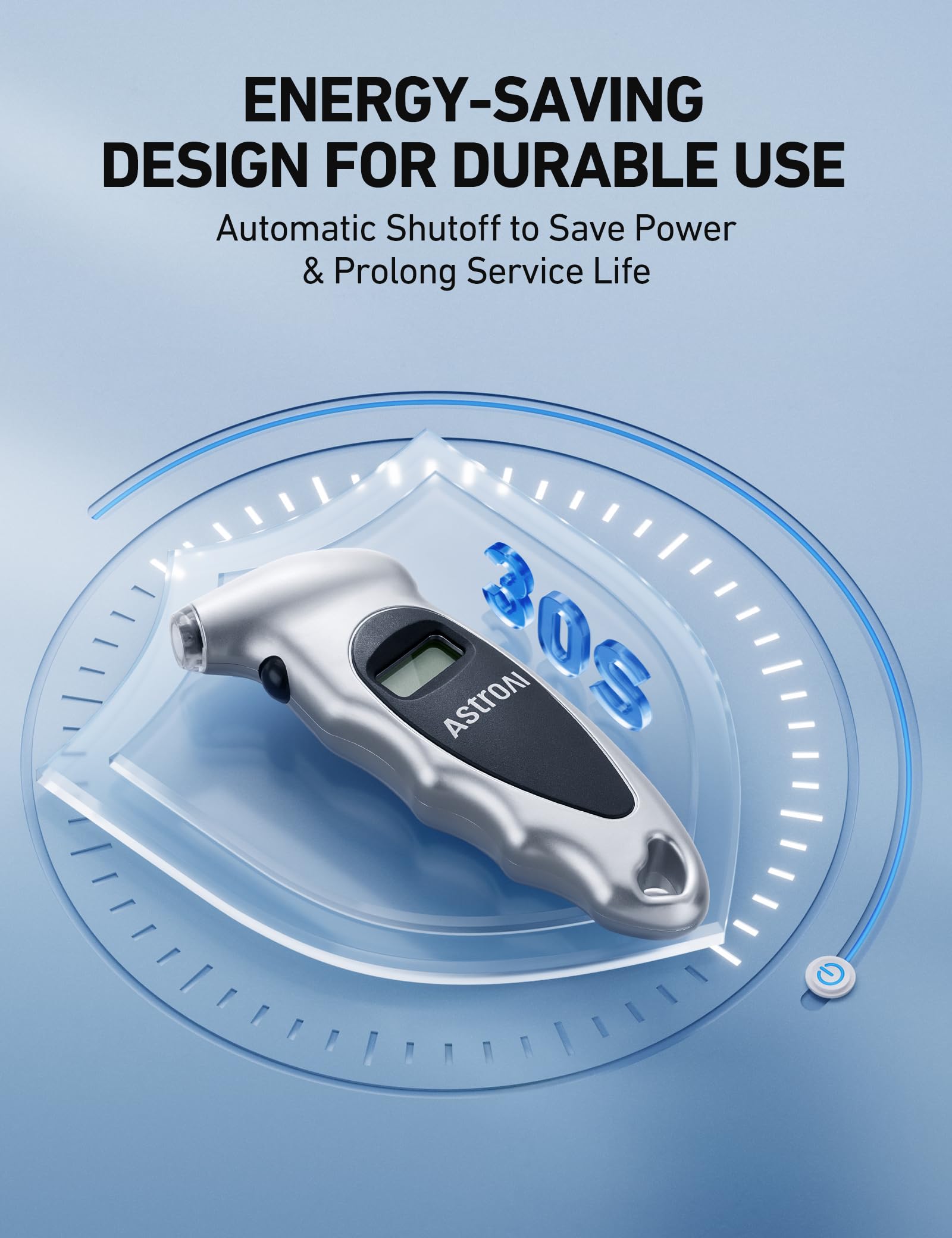 AstroAI Digital Tire Pressure Gauge 150PSI, ±1PSI Accuracy for Car Truck - AstroAI Official Product View 6
