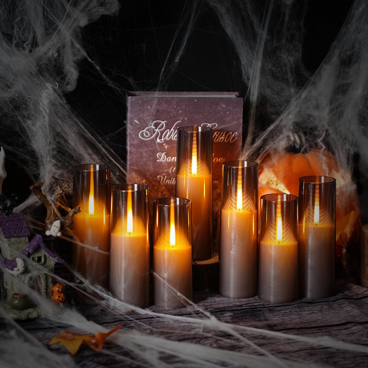 Flameless LED Candles Upgraded Realistic Flickering Flame - kakoya Official Imagery - 4