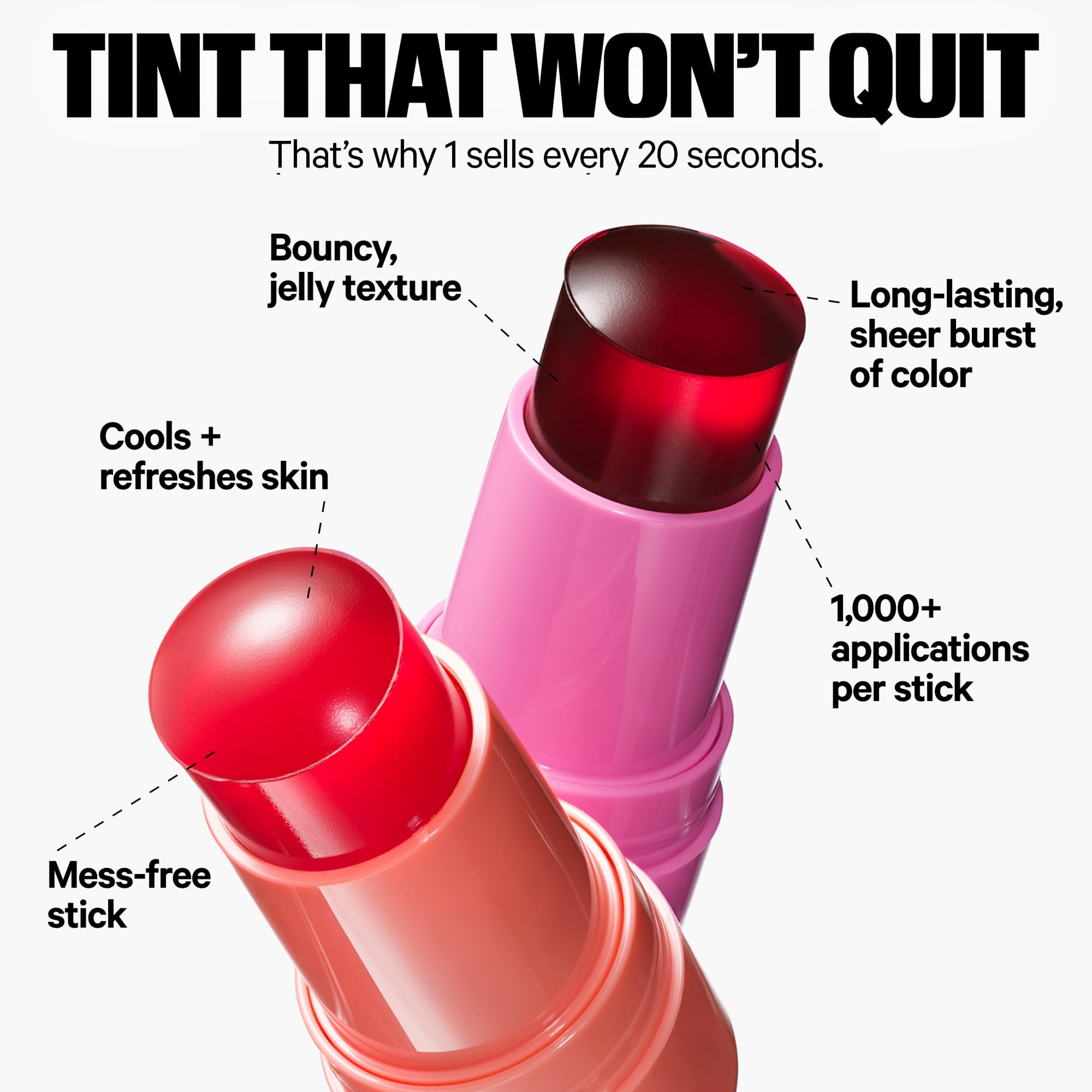 Milk Makeup Cooling Water Jelly Tint Long Lasting Sheer Lip - Premium Selection Official Imagery - 5