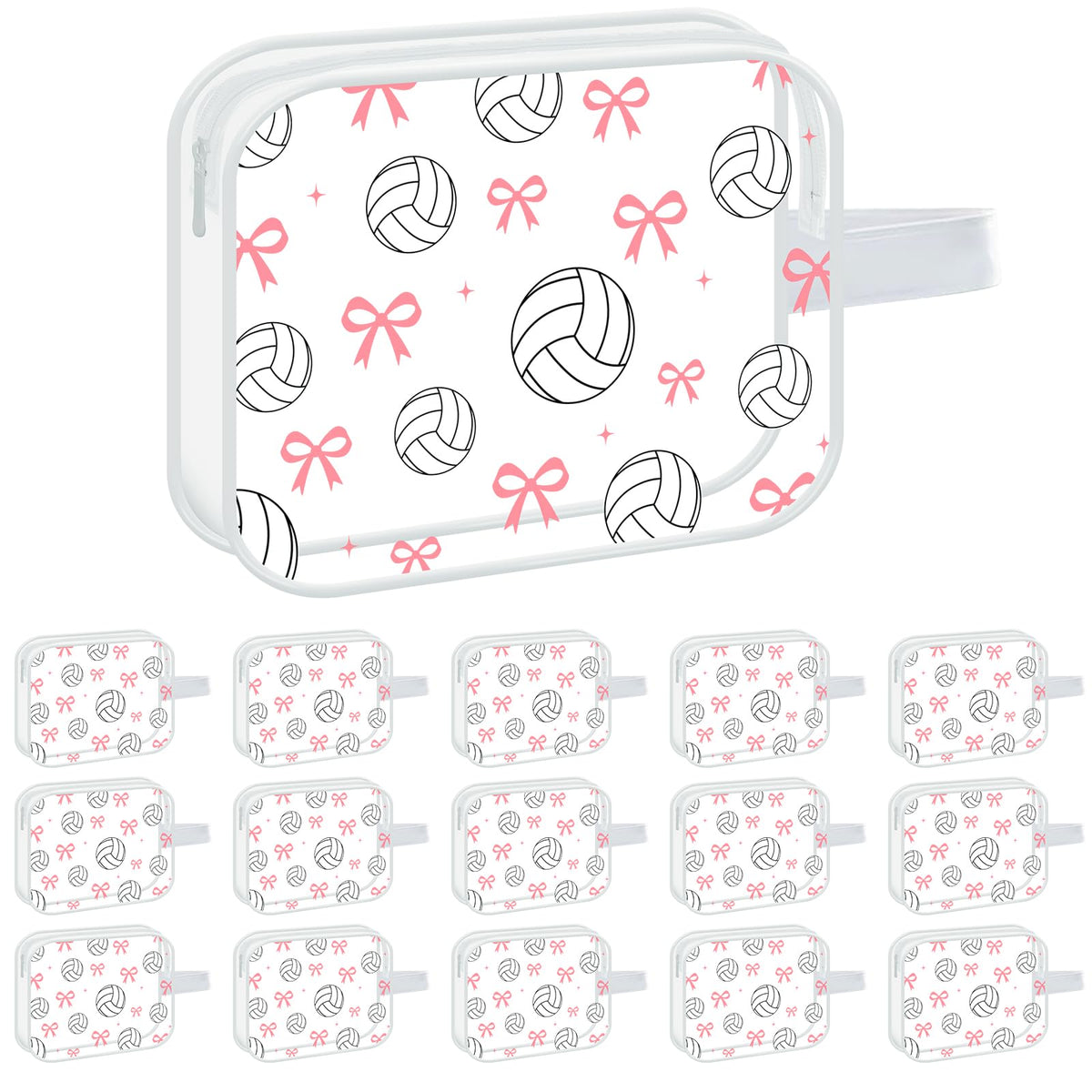 JarThenaAMCS 16 Pcs Volleyball Team Gifts Cosmetic Bag - JarThenaAMCS Official Imagery - 2
