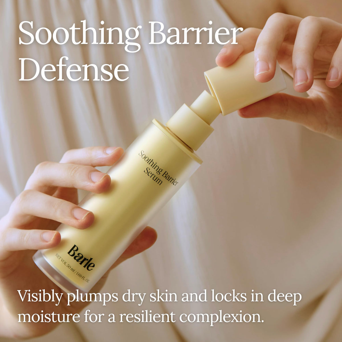 Soothing Barrier Serum Hydrating Niacinamide Face Serum 1 - Barle Official Imagery - 3