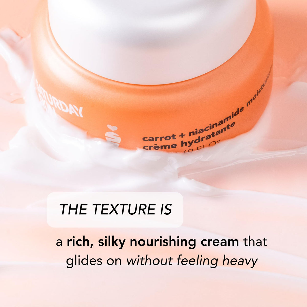 Saturday Skin Carrot Niacinamide Moisturizer Ceramide - Saturday Skin Official Product Imagery - 4