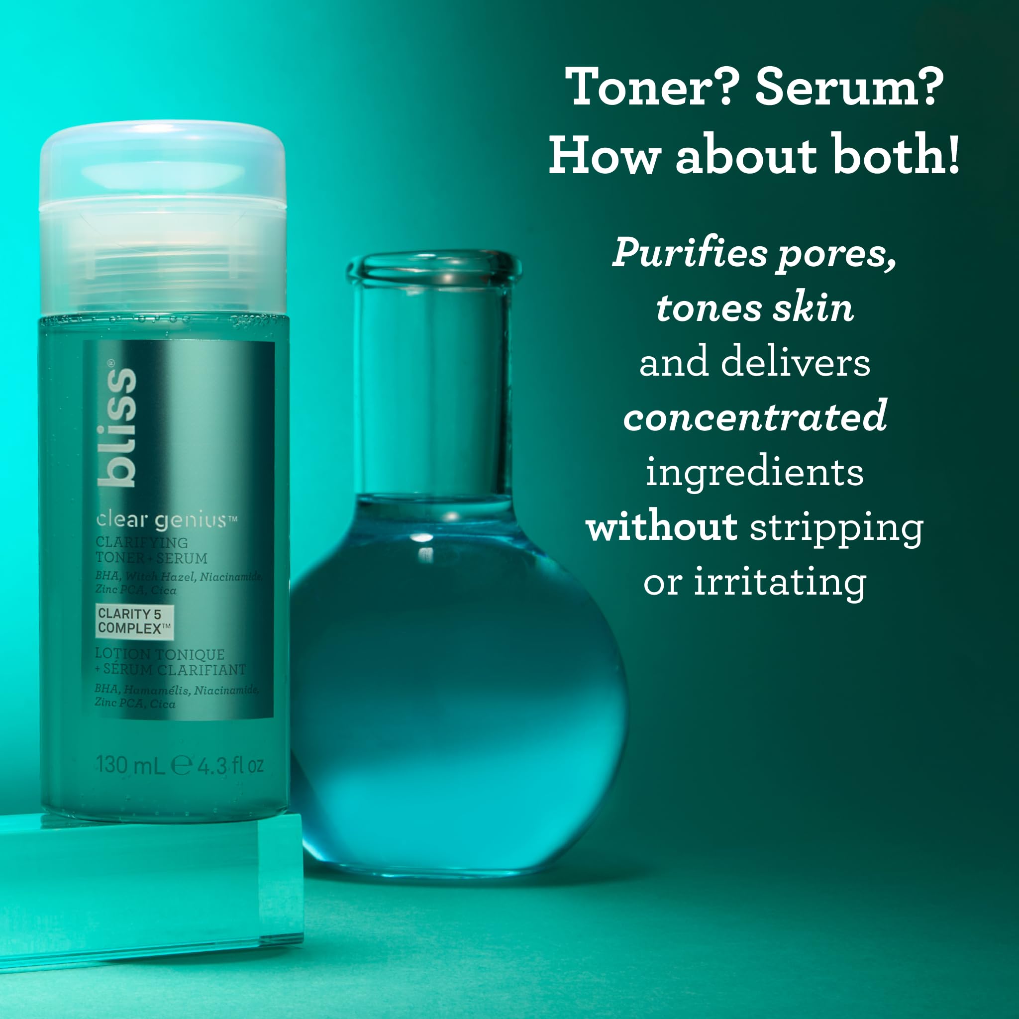 Bliss Clear Genius Clarifying Toner Serum - Bliss Official Imagery - 3