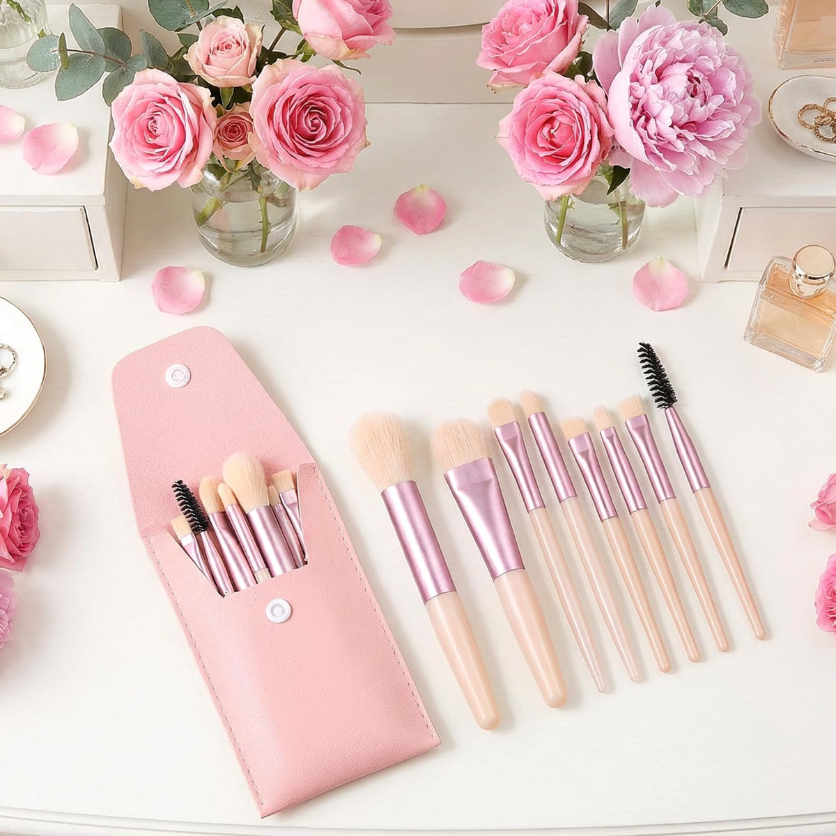 24 Sets Makeup Brushes Bulk Mini Makeup Brush Set Travel - kenaeooe Official Imagery - 7
