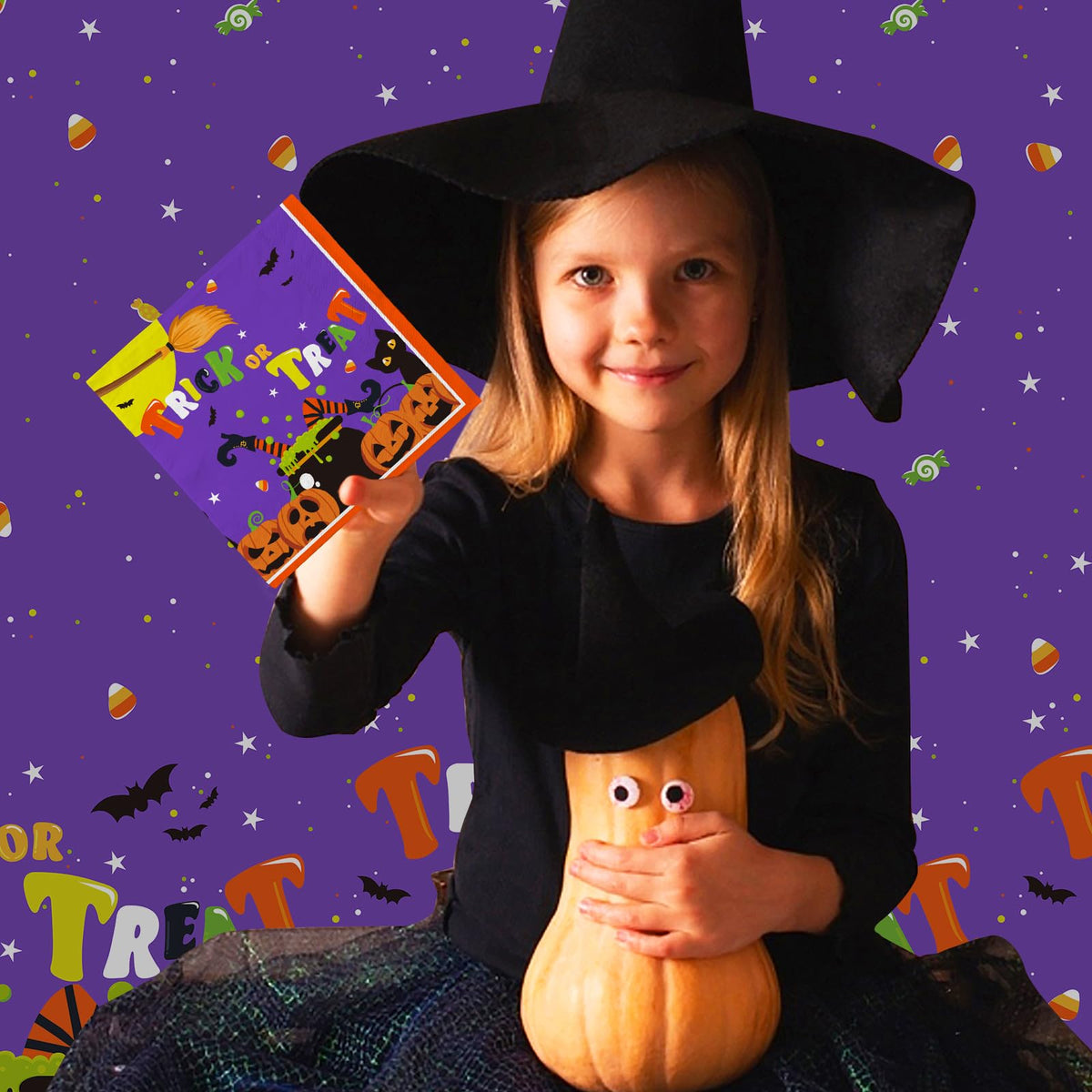 Halloween Party Supplies Kit Serve 50 Halloween Witch - Gatherfun Official Imagery - 7