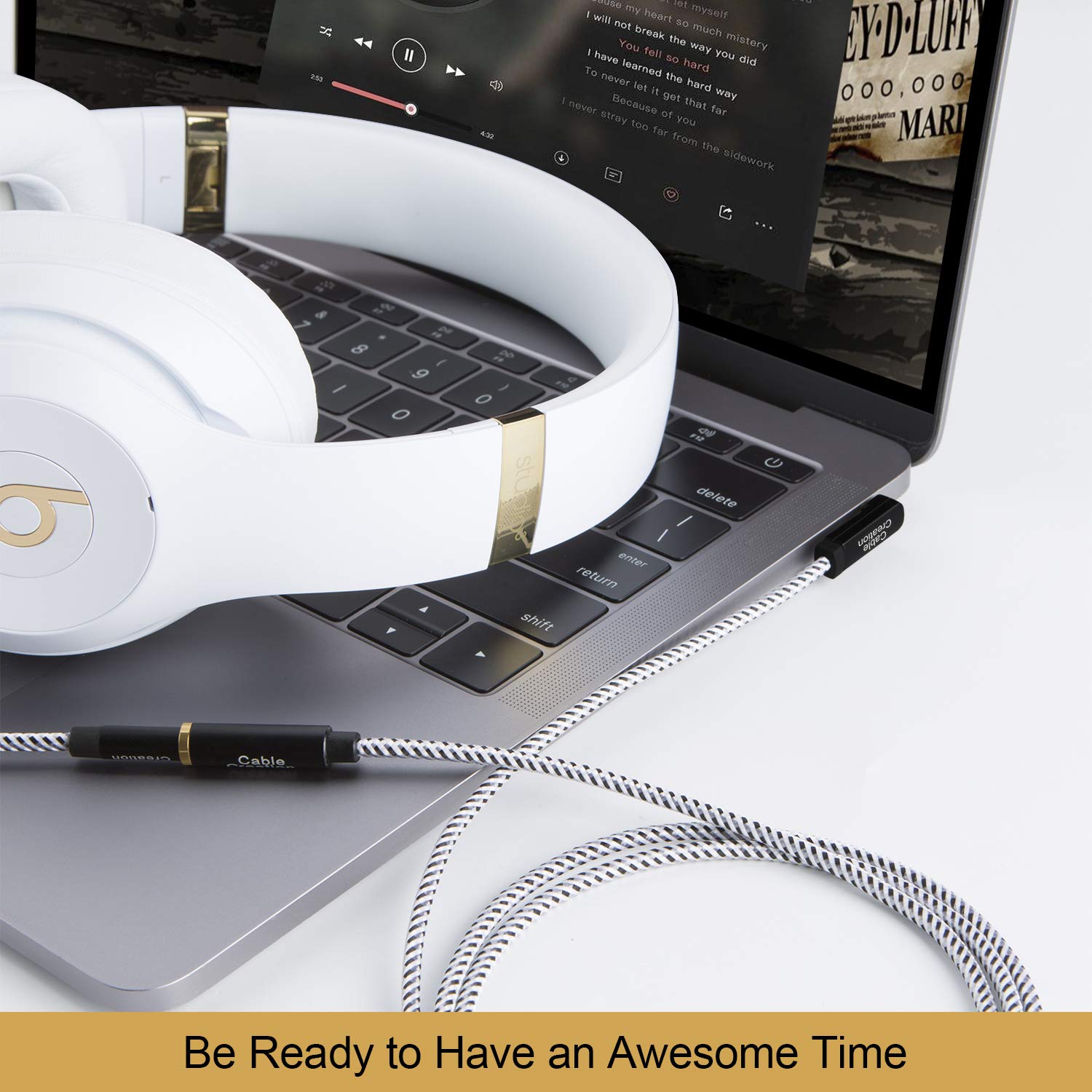 CableCreation Headphone Extension Cable , TRRS 3.5mm Audio Cable by CableCreation - Angle View 7