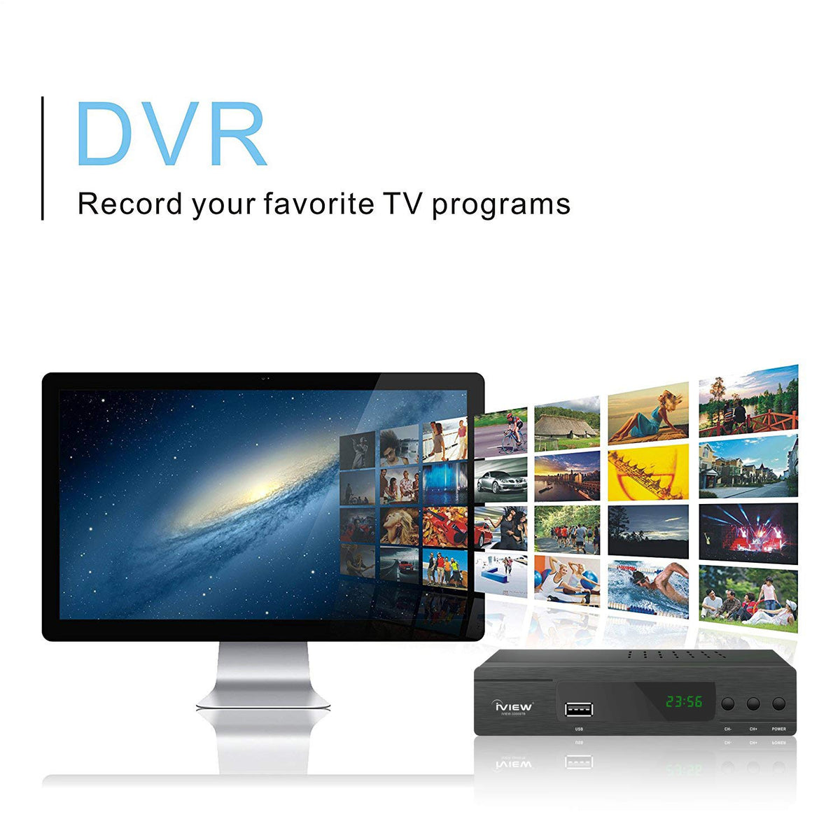 iView 3300STB ATSC Converter Box with Recording Media Player - IVIEW Official Imagery - 6