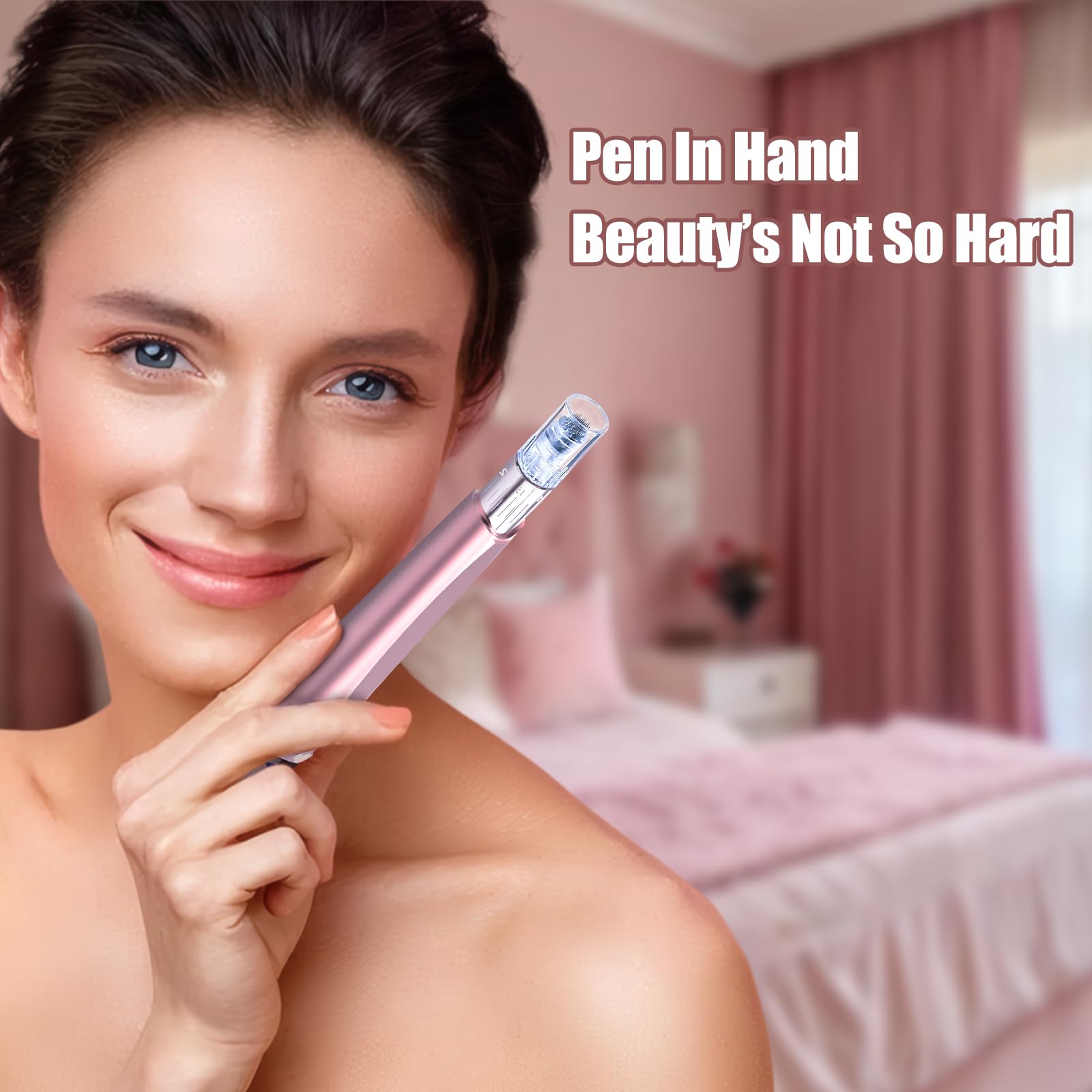 Pen Dermiprick Facial Scalp Derma Roller Tool 0 25mm Skin - Premium Selection Official Imagery - 6