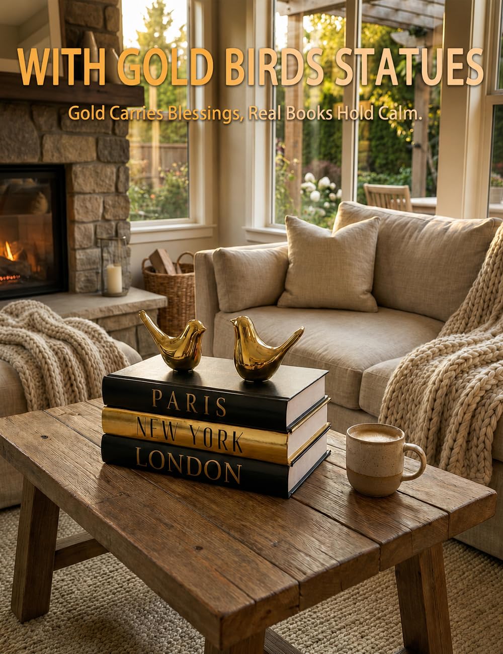 Decorative Books for Home Decor Coffee Table Book Decor - ADUN Stationery Official Imagery - 5