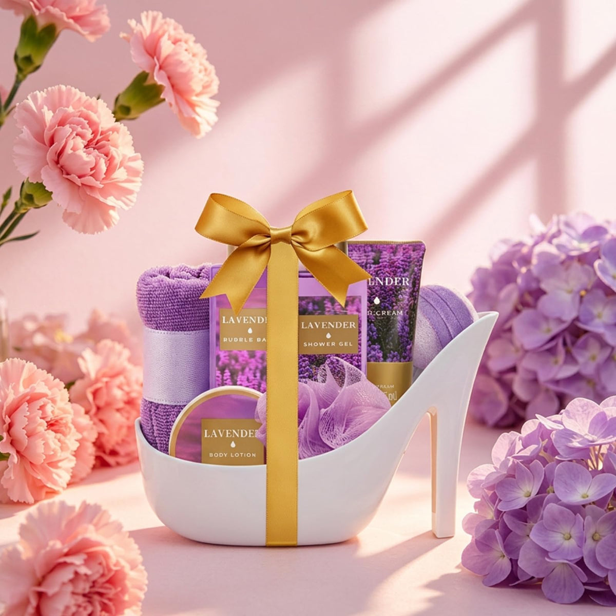 Spa Luxetique Gifts for Women 8pcs Relaxing Lavender Gift - SPA LUXETIQUE WORLD Official Imagery - 8