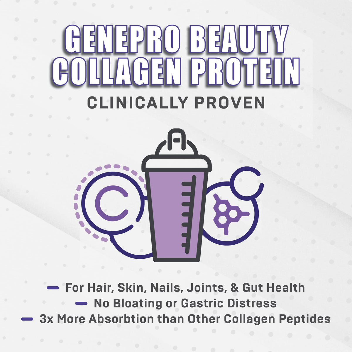 Genepro NexGen Unflavored Collagen Peptides - GENEPRO GEN. 3 Official Imagery - 4