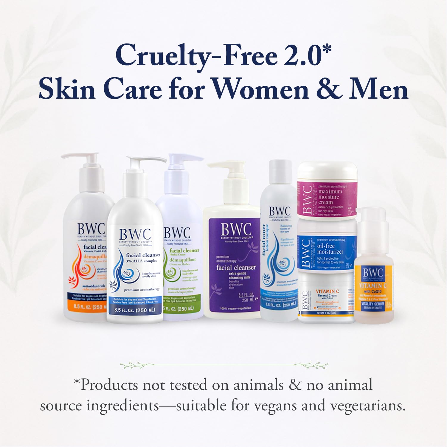 Beauty Without Cruelty AHA Facial Cleanser – Exfoliating Face - Beauty Without Cruelty