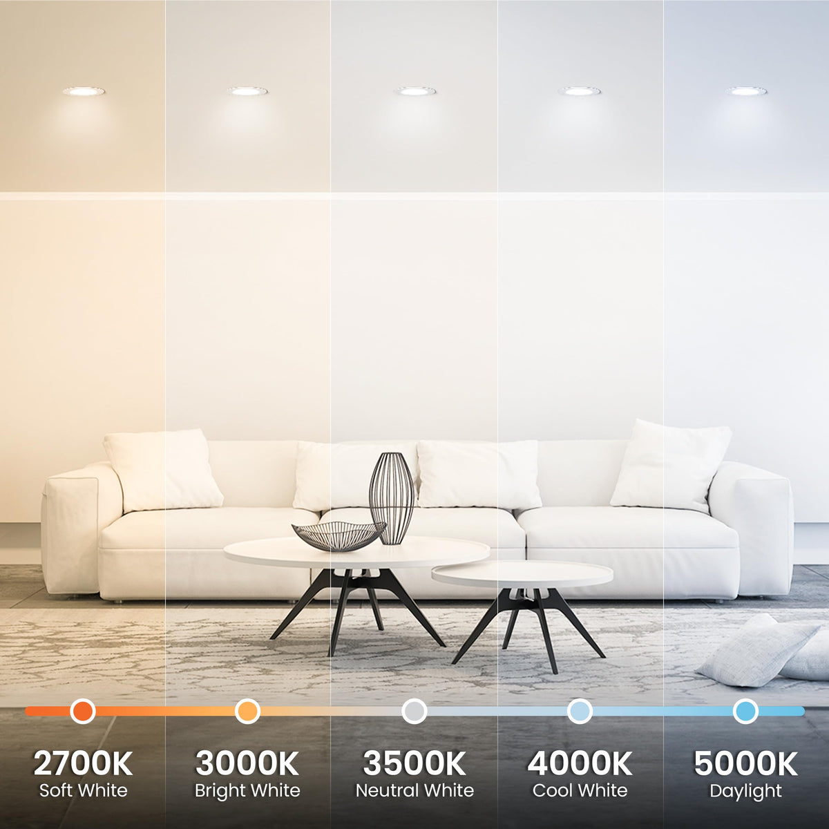 Feit Electric 5 6in LED Recessed Downlight Retrofit Kit - Feit Electric Official Imagery - 5
