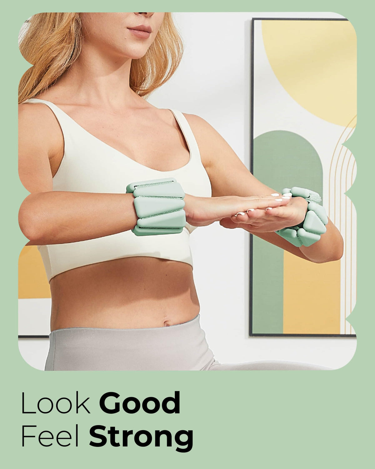 Pilates Wrist Ankle Weights - kure.fit Official Imagery - 6