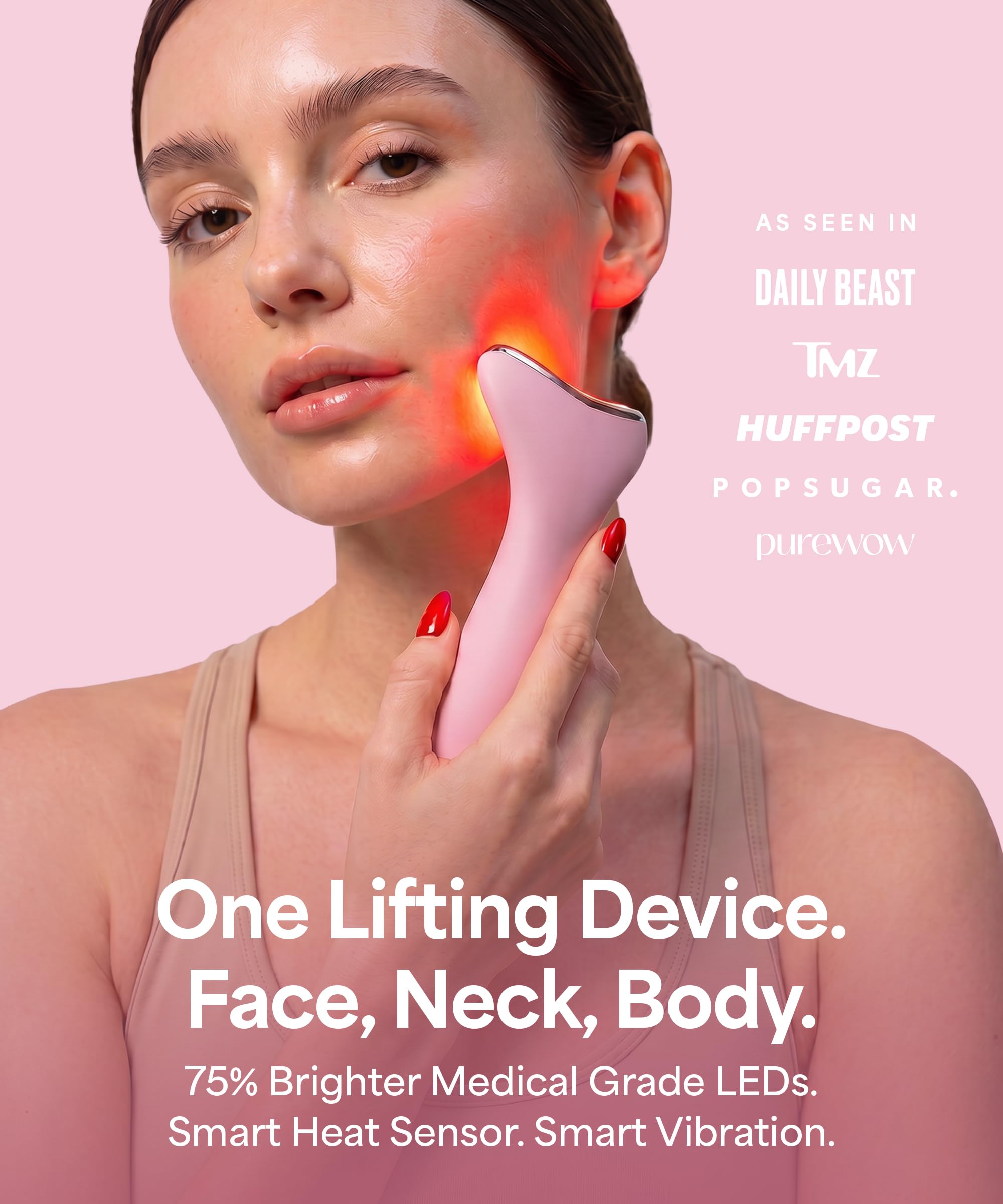REVO Genie Facial Massager for Face and Neck LED Beauty - REVOMADIC Official Imagery - 3