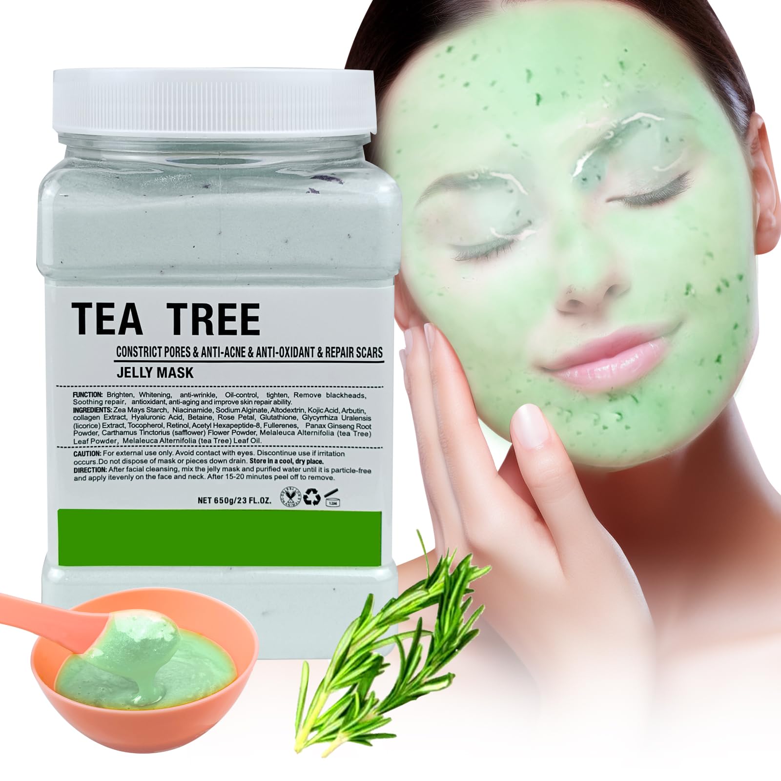 Jelly Mask for Facials Professional, Hydrating &amp; - Angeland