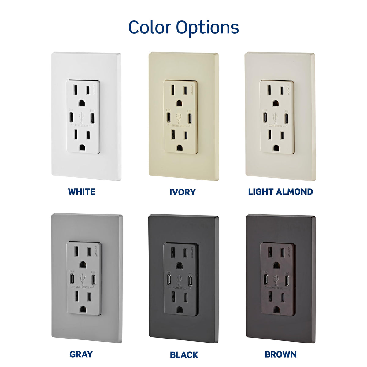 Leviton 30W USB Dual Type C C Power Delivery in Wall Charger - Leviton Official Imagery - 8