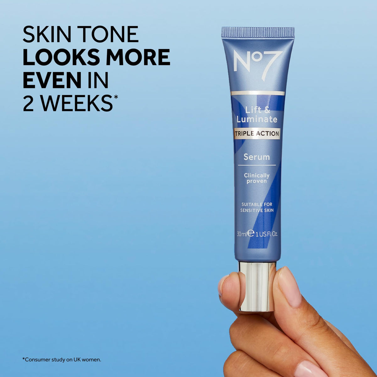No7 Lift Luminate Triple Action Face Serum 50ml - No7 Official Imagery - 5
