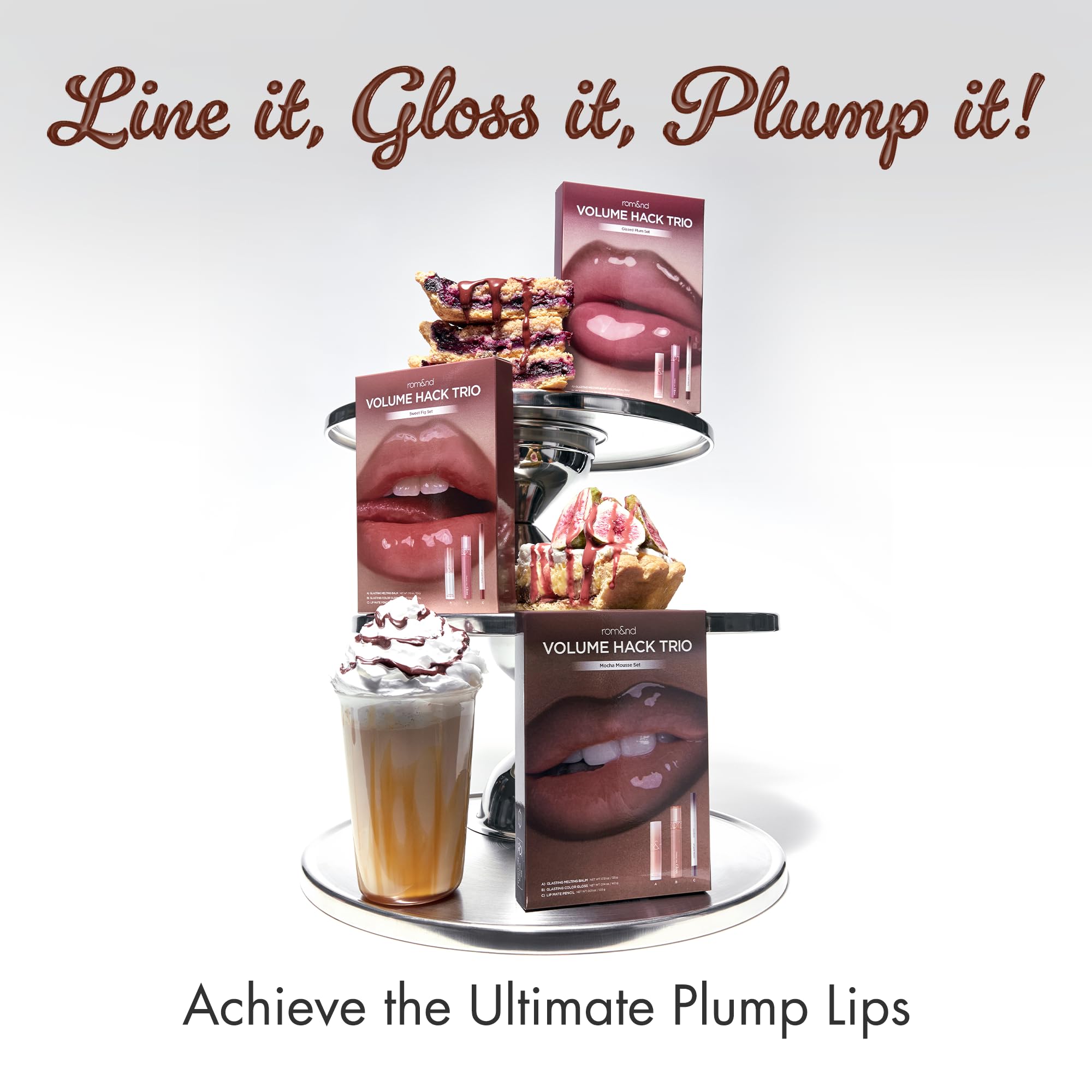 rom&nd Volume Hack Trio - 3 Step Plumping Lip Kit Sweet Fig Set - rom&nd Official Product View 8