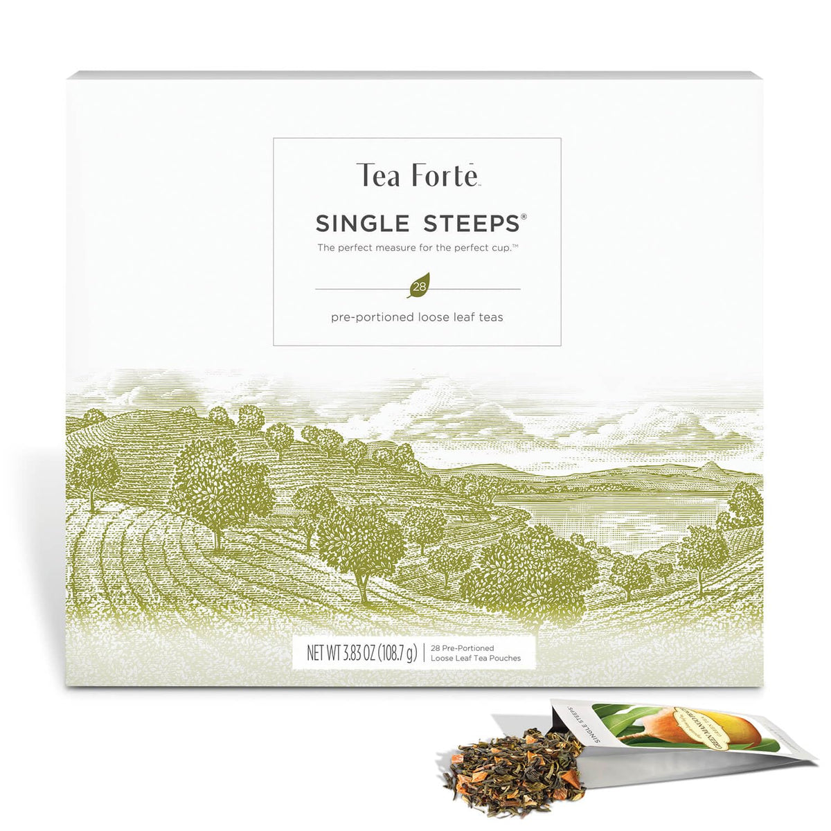 Tea Forte Single Steeps Tea Sampler Classic Tea 15 Pouches - Tea Forte Official Imagery - 5