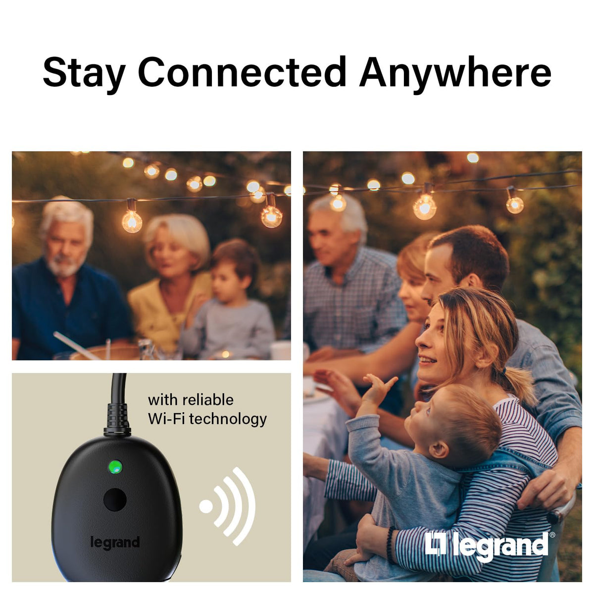 Legrand Radiant Wi Fi Matter 15 Amp Smart Dual Outdoor Plug - Legrand Official Imagery - 5