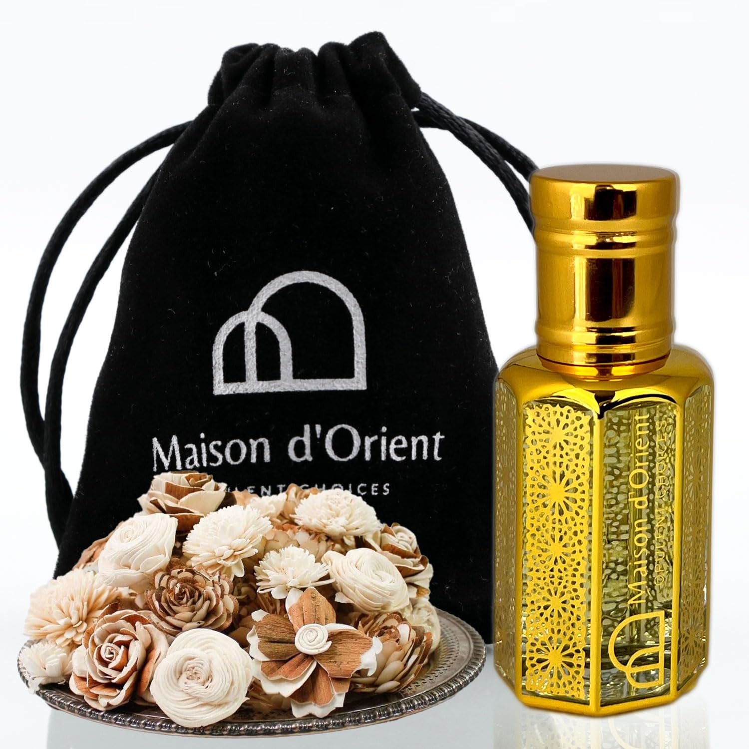 Eternal Grace Perfume Oil 12 mL – Graceful Floral Woody with - Product Imagery