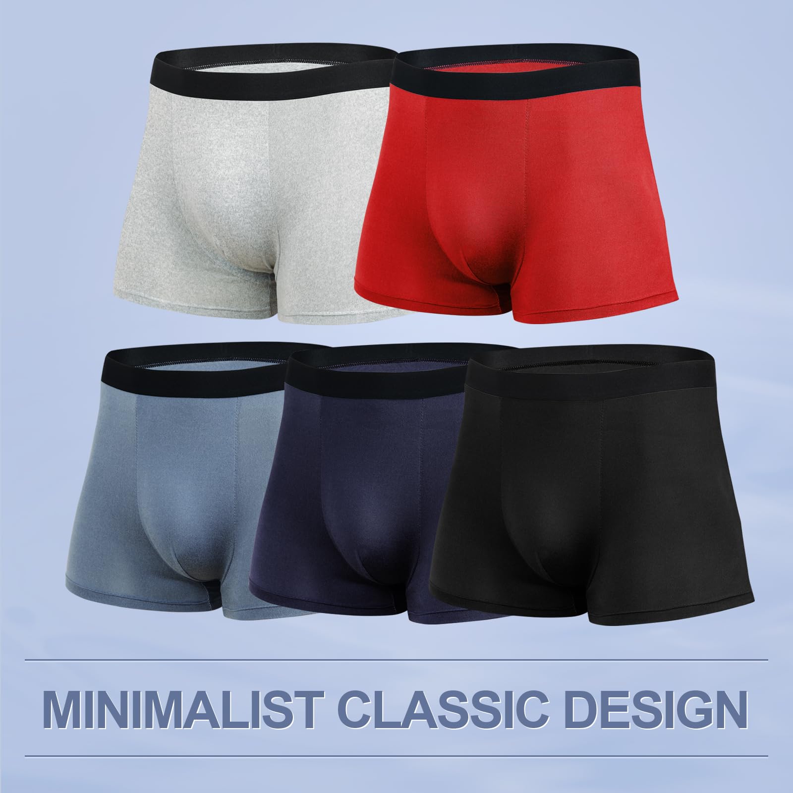 Sophproton 100 Pack Mens Cotton Boxer Briefs Bulk Pack Comfy Brea - Sophproton Official Product View 5