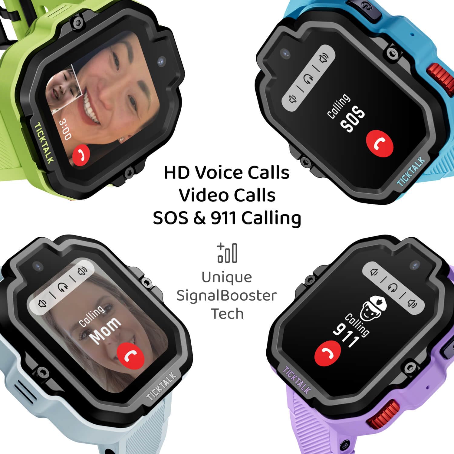 TickTalk5 Kids Smart Watch with GPS Tracker, Calls, Texts & SOS Ages 3 - View 2
