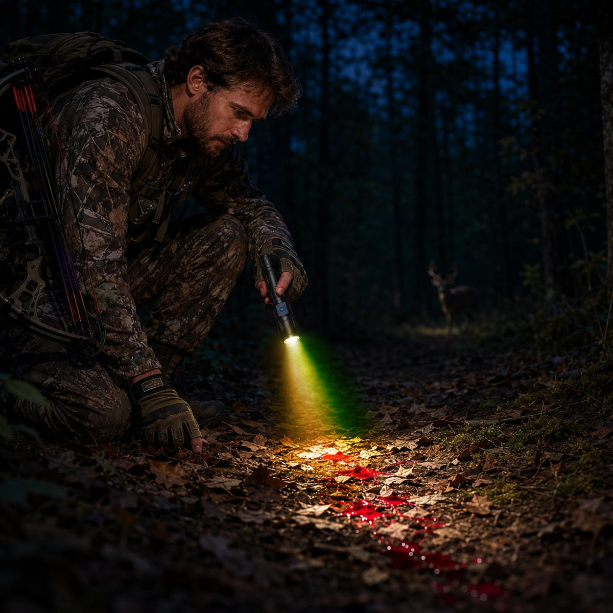 Blood Tracking Light for Hunting Blood Tracker Flashlight - MJZ Official Imagery - 8
