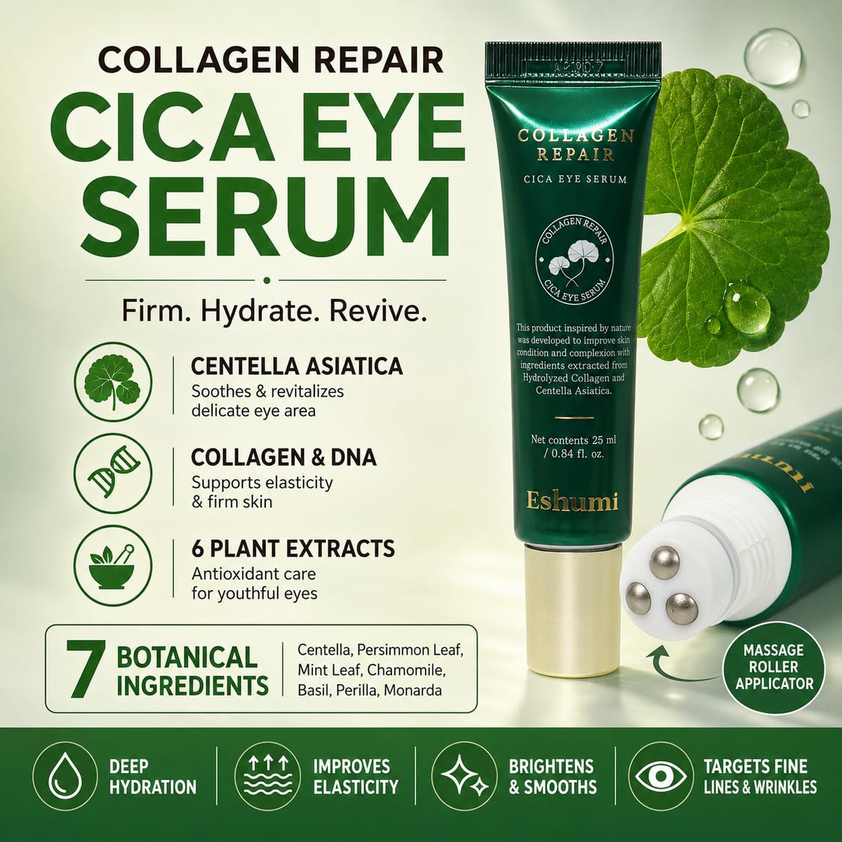 Collagen Repair Rolling Cica Eye Serum - ESHUMİ Official Imagery - 3