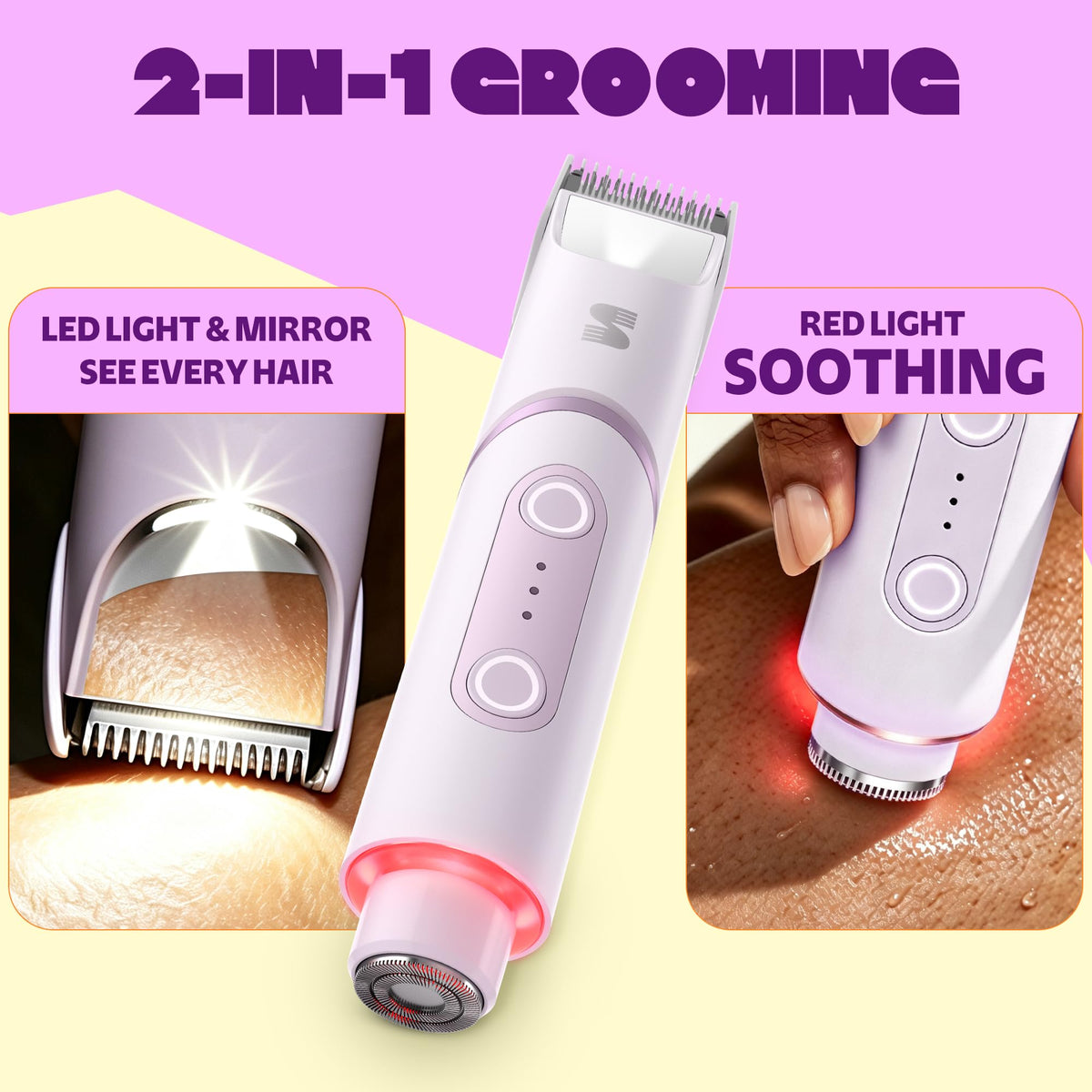 SpinDuo 2 in 1 Electric Bikini Trimmer for Women 180 - LADYSPOT Official Imagery - 4