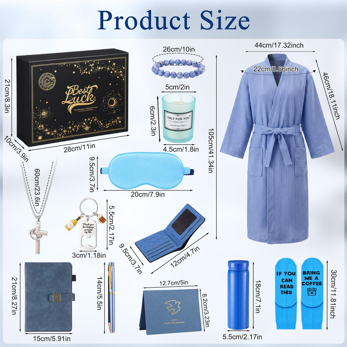 13 Pcs Birthday Gifts Baskets for Men Gifts Set for - Afarnook Official Imagery - 3
